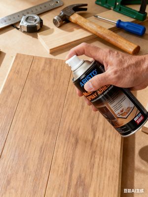 Permanente, niet-giftige acryl spuitlijm voor sterke en duurzame hechting in knutsel- en doe-het-zelf projecten