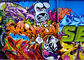 De Verfaërosols van Graffiti van de douane polijsten de Acrylkunst met Mat//semi-Glanskleur