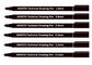 Zwarte Technische de Tekeningspennen van de Pigmentinkt pp voor het Schetsen of Waterdicht Schrijven